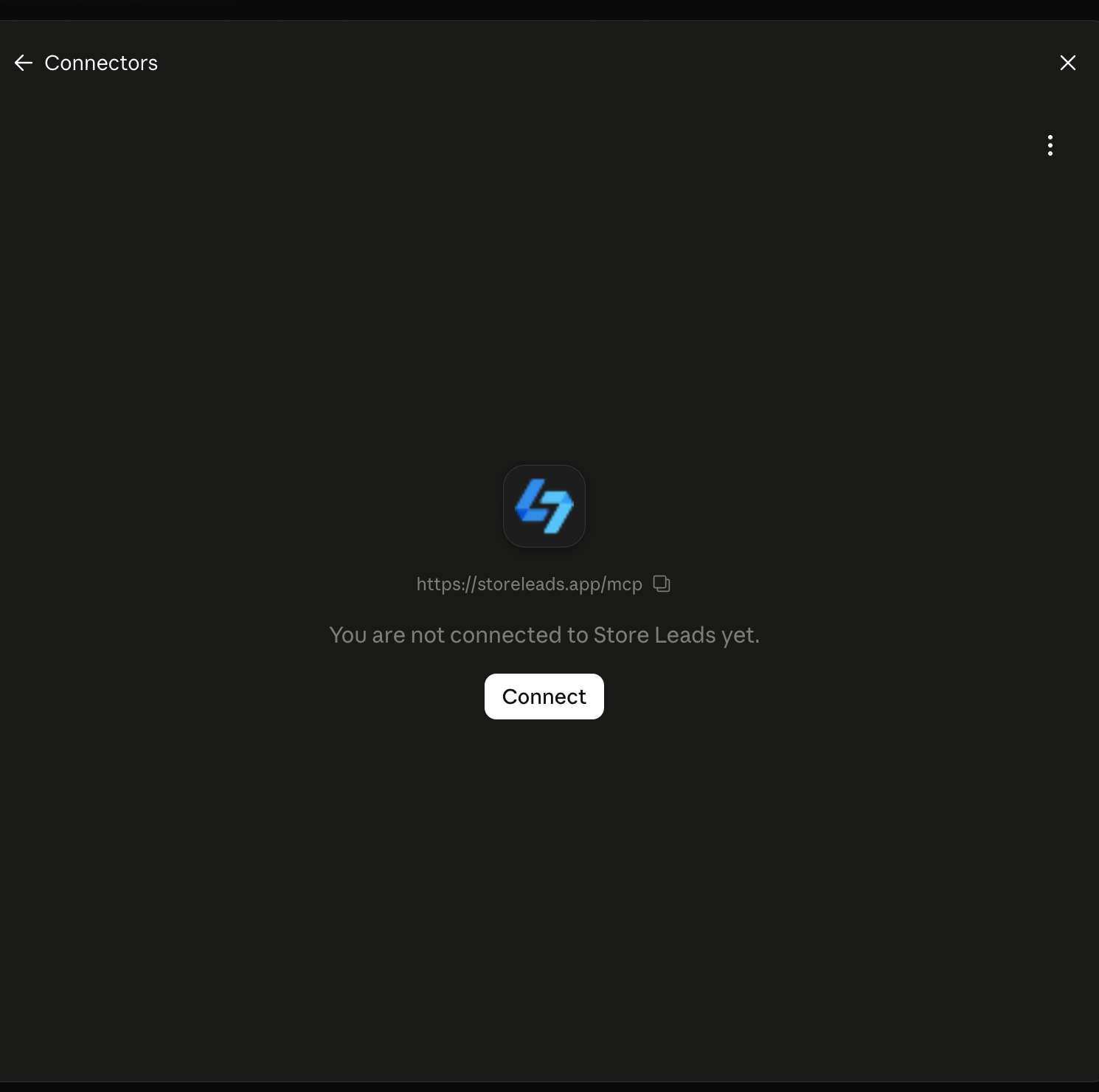 Connect Store Leads in Claude Desktop