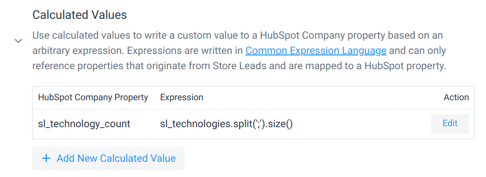 HubSpot tab