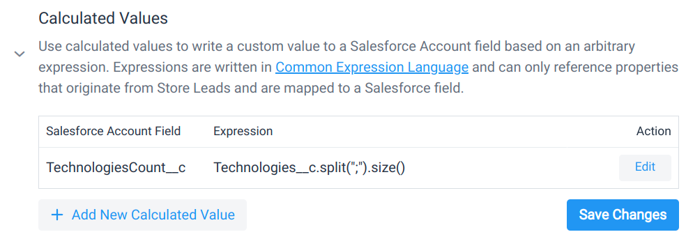 Salesforce Account Calculated Values