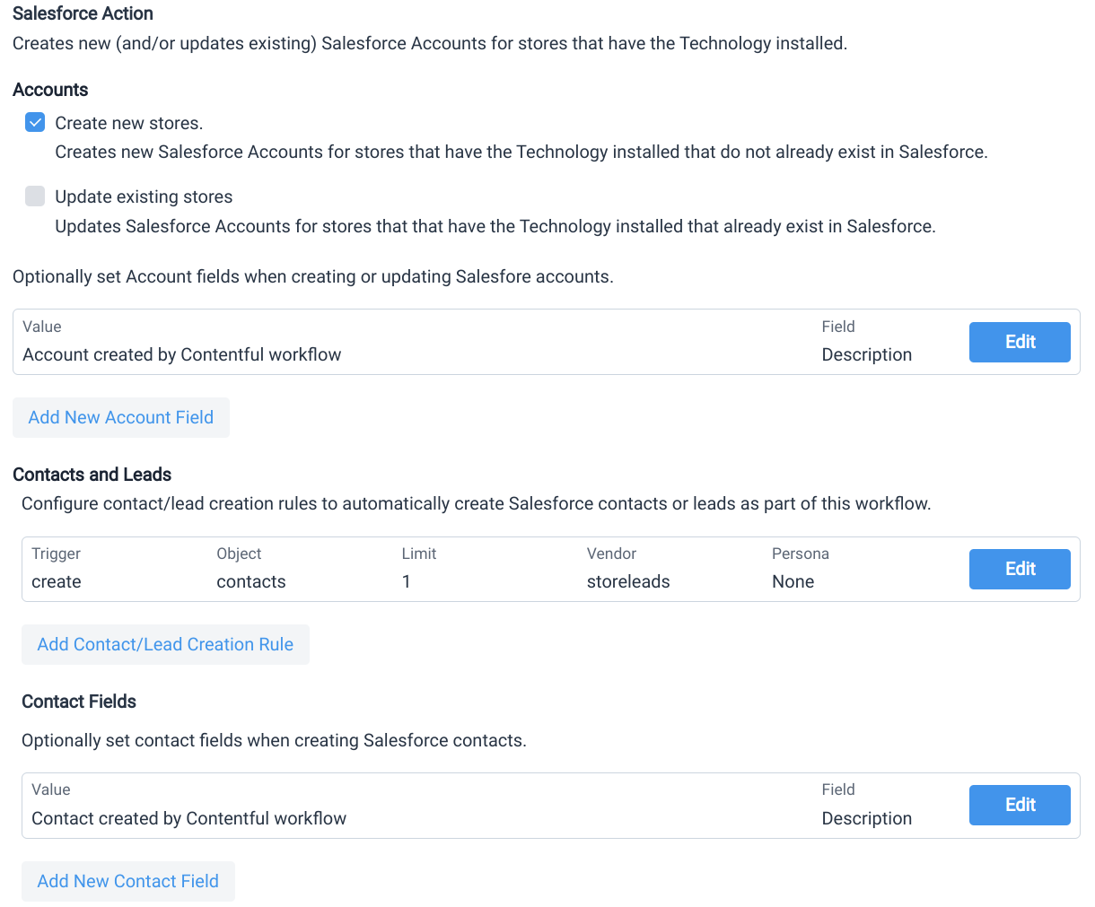 Custom Salesforce fields in workflow